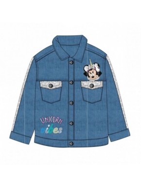 Chaqueta denim de Minnie para niñas, con motivos de unicornio