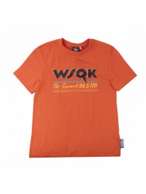 T-shirt orange Stranger Things avec logo WSQK