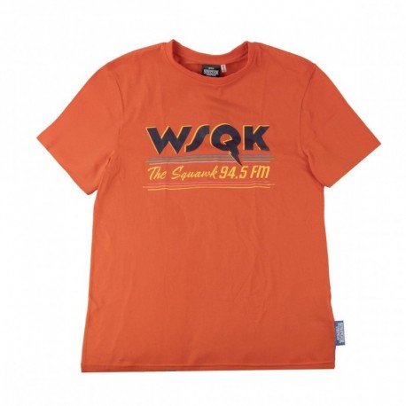 T-shirt orange Stranger Things avec logo WSQK