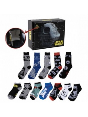 Pack de 12 calcetines Star Wars multicolor