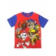 T-shirt de patrouille canine bleu et rouge