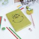 Cuaderno A5 verde El Grinch con cubierta aterciopelada