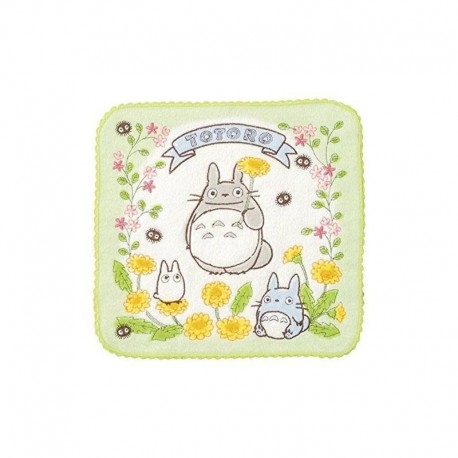 Mini serviette Mon voisin Totoro avec design floral