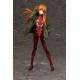 Statue d'Asuka Langley avec combinaison rouge et hoodie vert d'Evangelion