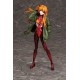 Statue d'Asuka Langley avec combinaison rouge et hoodie vert d'Evangelion