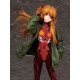 Statue d'Asuka Langley avec combinaison rouge et hoodie vert d'Evangelion