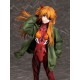 Statue d'Asuka Langley avec combinaison rouge et hoodie vert d'Evangelion