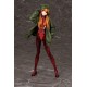 Statue d'Asuka Langley avec combinaison rouge et hoodie vert d'Evangelion
