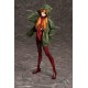 Statue d'Asuka Langley avec combinaison rouge et hoodie vert d'Evangelion
