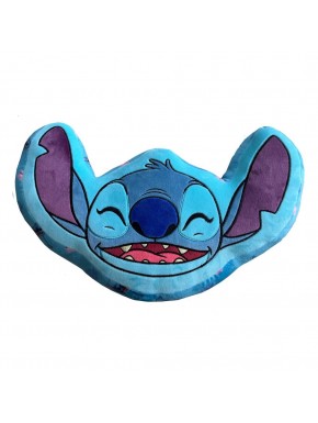 Almohada de Stitch de 40 cm con cara sonriente en poliéster