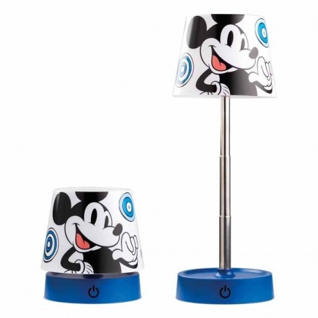 Lámpara de mesa Mickey Mouse de 11 cm con base azul