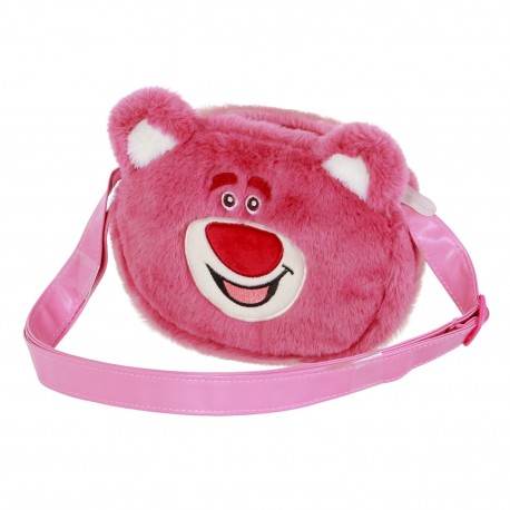 Mini bolso bandolera Lotso de Disney color rosa