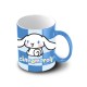 Taza azul de cerámica Hello Kitty Cinnamoroll