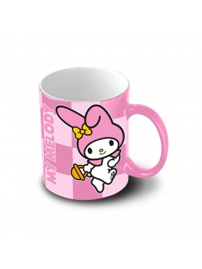 Taza rosa de cerámica Hello Kitty My Melody