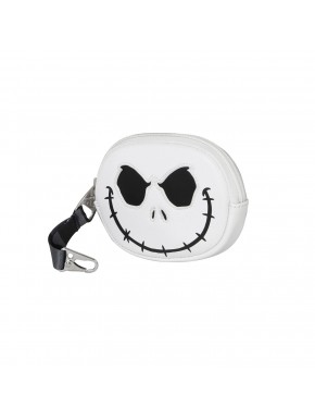 Porte-monnaie blanc Disney L'Étrange Noël de M. Jack avec Jack Skellington