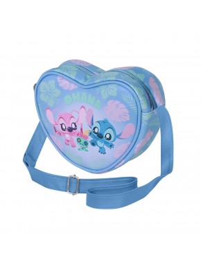 Bolso azul en forma de corazón de Lilo y Stitch