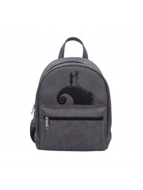 Sac à dos gris L'Étrange Noël de monsieur Jack Spiral Hill avec Jack et Sally