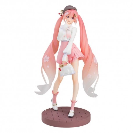 Estatua de Sakura Miku Hanami Outfit 23 cm