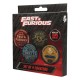 Pack de posavasos Fast & Furious estilo vintage