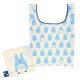 Bolsa azul Totoro con estampado repetitivo
