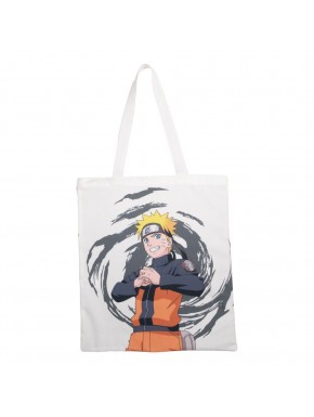 Bolso Naruto Storm con diseño de Naruto en fondo blanco