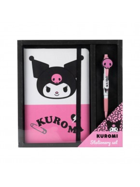 Coffret cadeau Kuromi avec carnet et stylo Sanrio