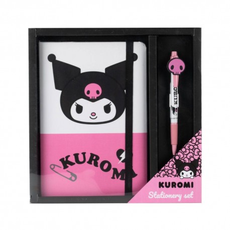 Coffret cadeau Kuromi avec carnet et stylo Sanrio