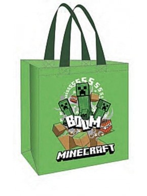 Bolsa verde con diseño de Creeper de Minecraft