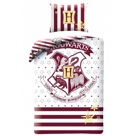 Duvet Cover Hogwarts Harry Potter White