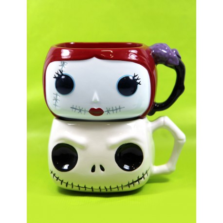 Pack 2 Cups Funko Pop! Jack and Sally Nightmare Before Christmas