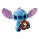 Peluche de Stitch con donut, Disney, 25 cm