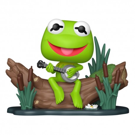 Figurine POP! Deluxe Kermit avec Banjo 9 cm