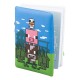 Llavero Notepad Puffy Minecraft con diseño de personajes