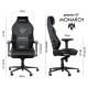 Silla Gaming Phoenix Monarch Tela R de frente