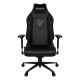 Silla Gaming Phoenix Monarch de cuero negra