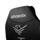 Silla Gaming Phoenix Monarch de cuero negra