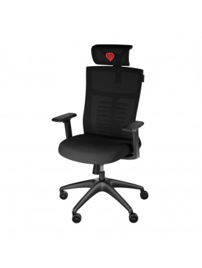Silla gaming Genesis Astat 200 G2 negra con reposacabezas ajustable