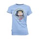T-shirt bleu clair Wonder Woman pour filles