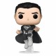 Funko Pop de Superman en traje negro de La Liga de la Justicia