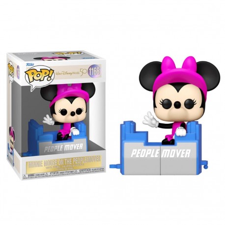Funko Pop Minnie Mouse en el PeopleMover con caja original