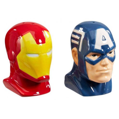 Salt and Pepper shakers Iron Man & Captain America Funko