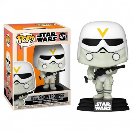 Funko Pop Star Wars Snowtrooper concepto vinilo 9 cm