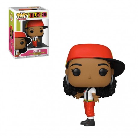 Funko Pop de Chilli del grupo TLC con sombrero rojo