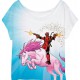 T-Shirt Girl Deadpool Unicorn Marvel