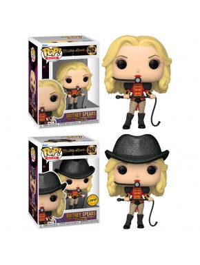 Funko Pop de Britney Spears con sombrero, micrófono y atuendo de espectáculo
