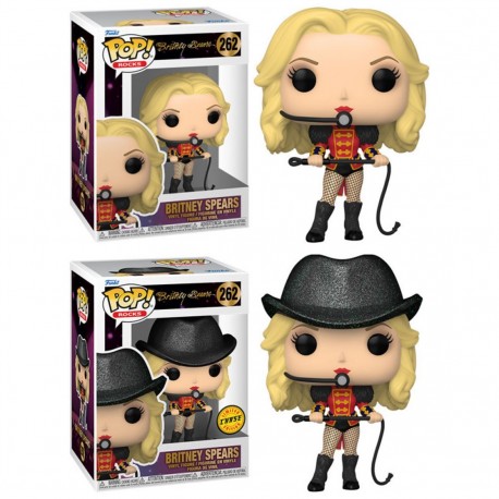 Funko Pop de Britney Spears con sombrero, micrófono y atuendo de espectáculo