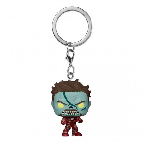 Porte-clés Funko Pop Iron Man Zombie de Marvel What If