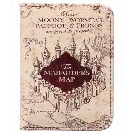 Cartera Pasaporte Harry Potter Mapa del Merodeador