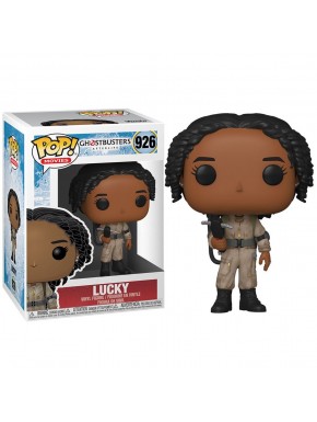 Funko Pop Lucky de Ghostbusters Afterlife en caja