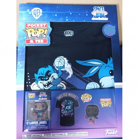 Funko Pop Lebron James Space Jam con camiseta